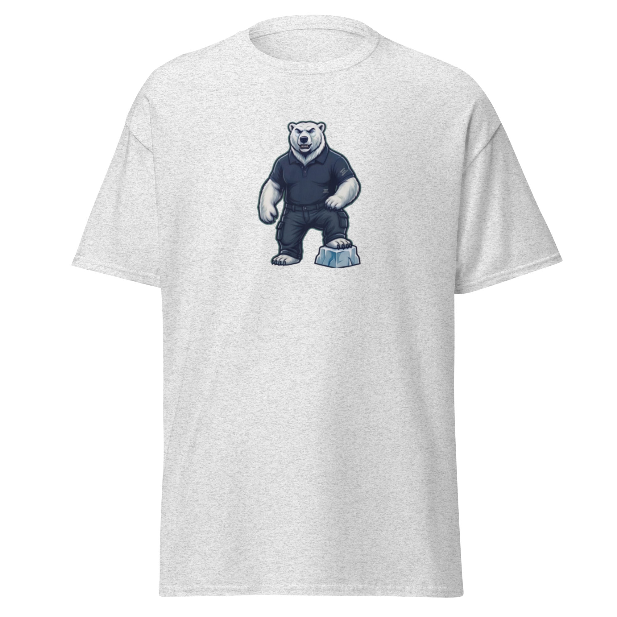 Unisex classic tee — Ash, front view