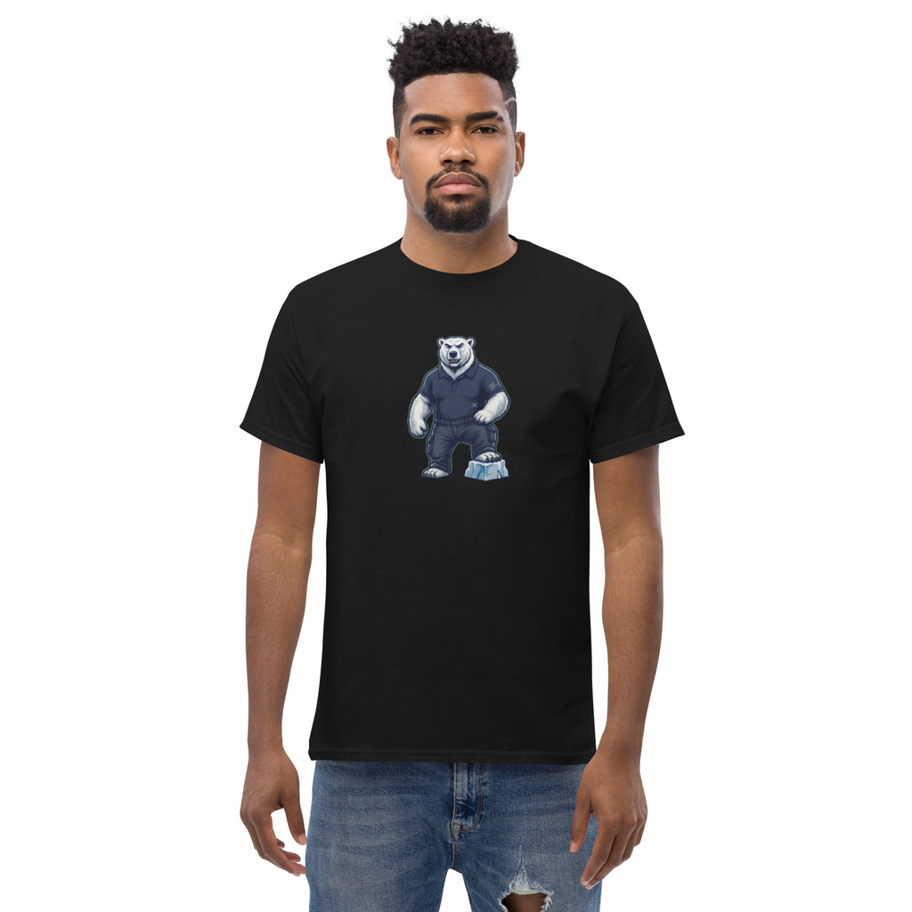 Unisex classic tee — Black, front view