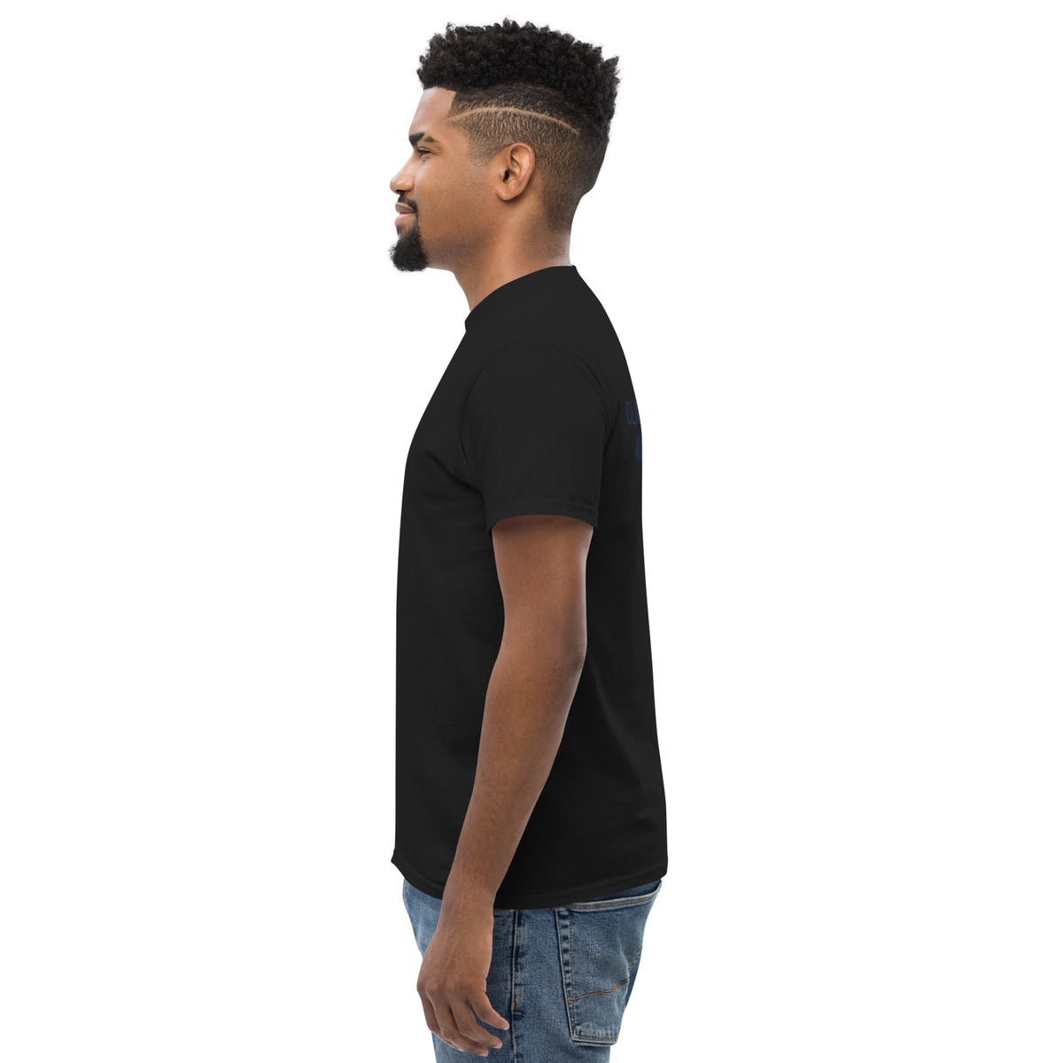 Unisex classic tee — Black, left view