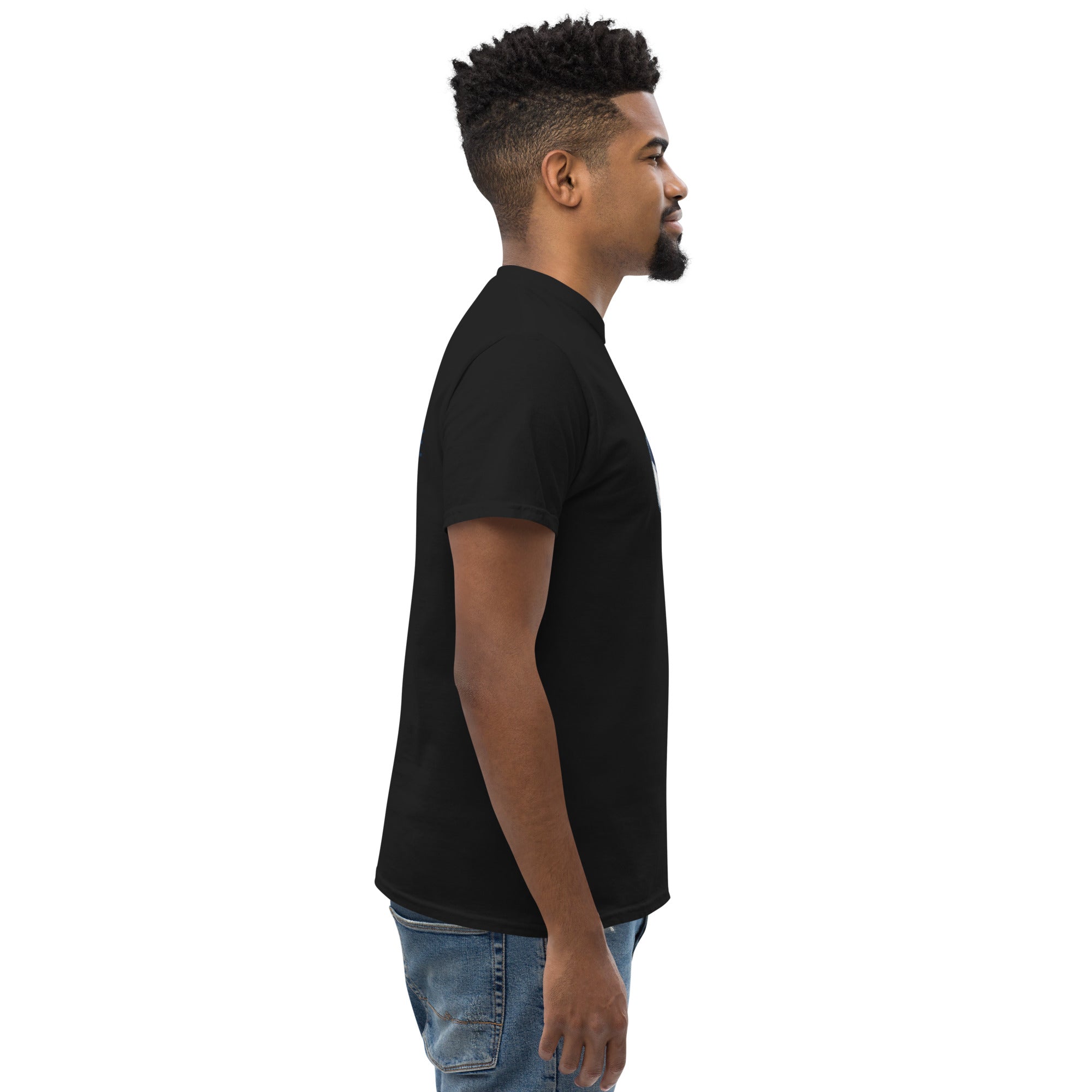 Unisex classic tee — Black, right view