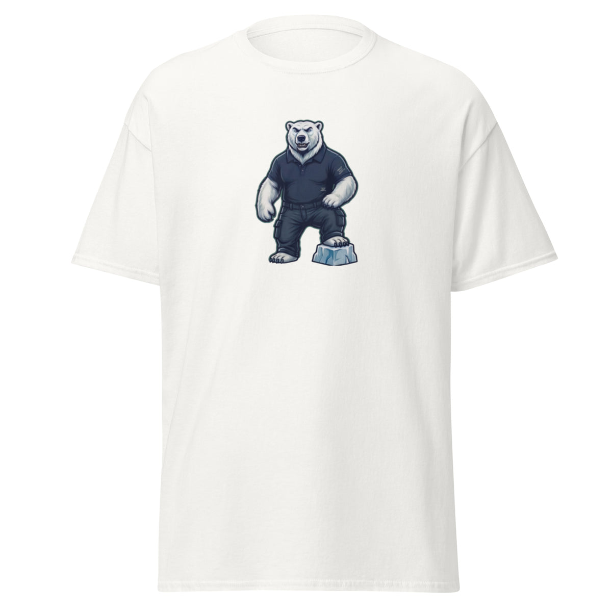 Unisex classic tee — White, front view