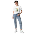 Drive Beyond Limits — Unisex organic cotton creator shirt white, front view