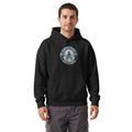 Climate Change Ain’t a Hoax — Unisex Relaxed Hoodie — Mid weight chaser hooded sweatshirt black, front view