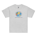 Be Kind to Mother Earth — Unisex Youth T-Shirt — Classic tee sport grey, front view